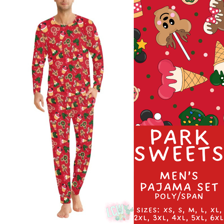 Batch #430 - Magical Christmas Family Pajamas - Closes 10/15 - ETA late Nov - Park Sweets Men's Pajama Set