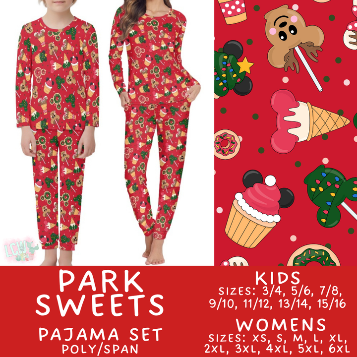 Batch #430 - Magical Christmas Family Pajamas - Closes 10/15 - ETA late Nov - Park Sweets Women's & Kid's Pajama Set