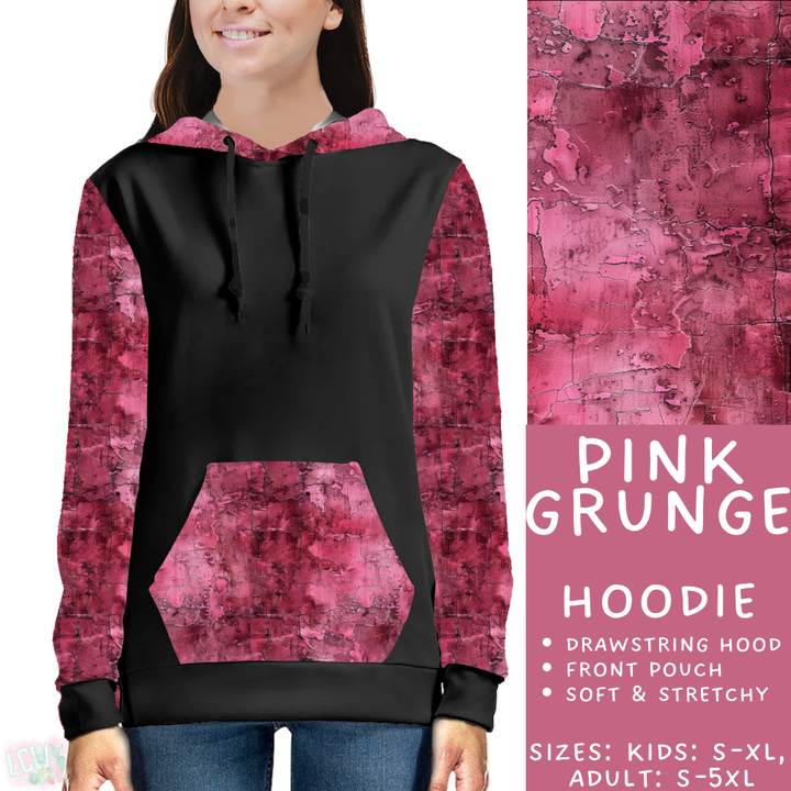 Batch #441 - Color Grunge - Closes 11/3 - ETA mid Dec - Pink Grunge Hoodie