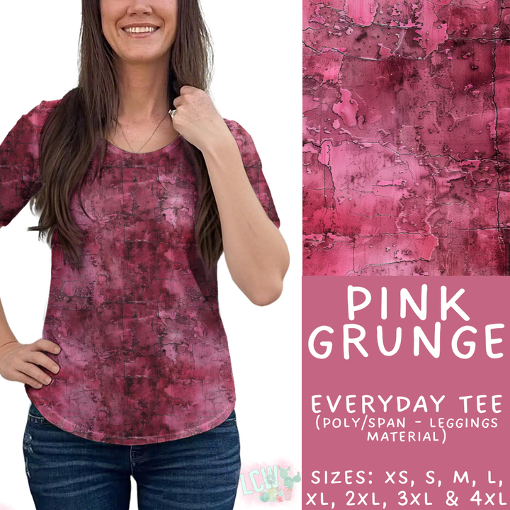 Batch #441 - Color Grunge - Closes 11/3 - ETA mid Dec - Pink Grunge Everyday Tee