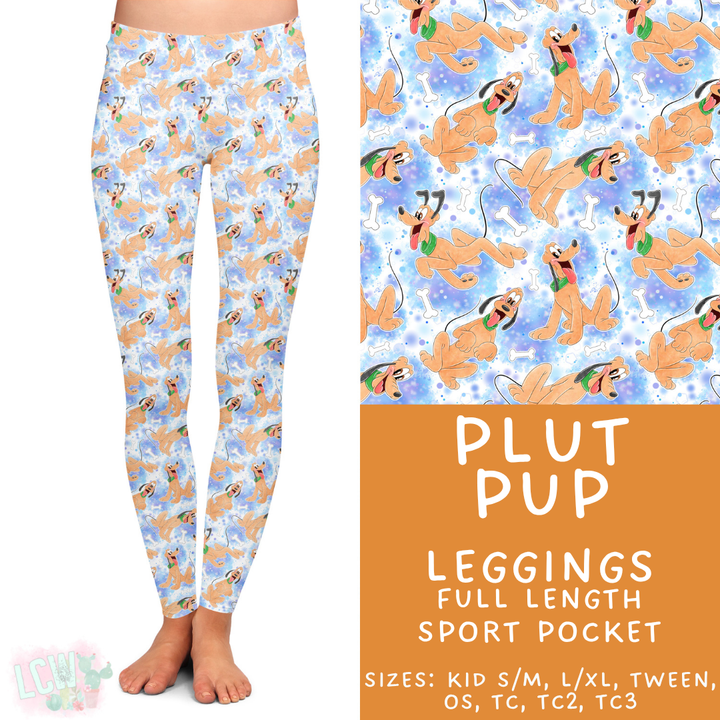 Batch #443 - September Request Run - Closes 11/6 - ETA mid/late Dec - Plut Pup Full Length Leggings