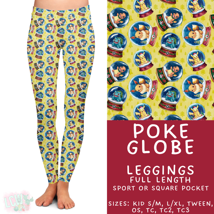 Batch #432 - Winter Globes - Closes 10/17 - ETA early December - Poke Globe Full Length Leggings