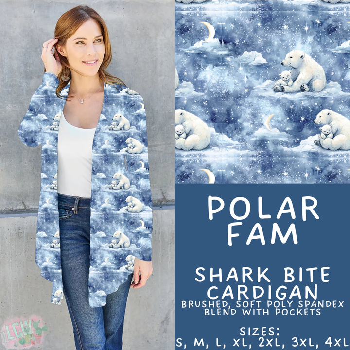 Batch #439 - Winter Watercolor 2 - Closes 10/30 - ETA mid Dec - Polar Fam Cardigan