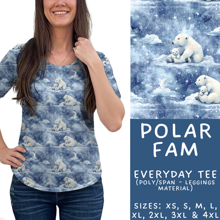 Batch #439 - Winter Watercolor 2 - Closes 10/30 - ETA mid Dec - Polar Fam Everyday Tee
