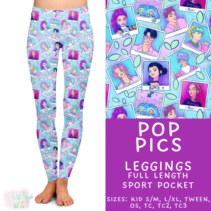 Batch #443 - September Request Run - Closes 11/6 - ETA mid/late Dec - Pop Pics Full Length Leggings