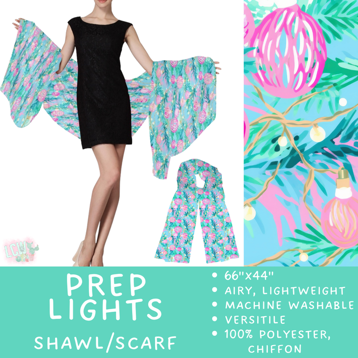 Batch #415 - The Scarf/Shawl Collection - Closes 9/18 - ETA early Nov - Prep Lights Scarf/Shawl