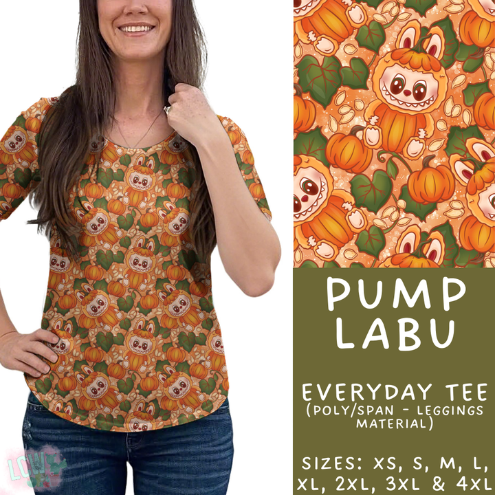 Batch #409 - Character Fall 2 - Closes 9/8 - ETA late October - Pump Labu Everyday Tee