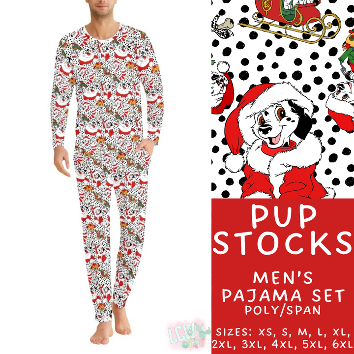 Batch #430 - Magical Christmas Family Pajamas - Closes 10/15 - ETA late Nov - Pup Stocks Men's Pajama Set
