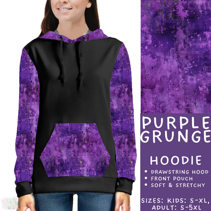Batch #441 - Color Grunge - Closes 11/3 - ETA mid Dec - Purple Grunge Hoodie