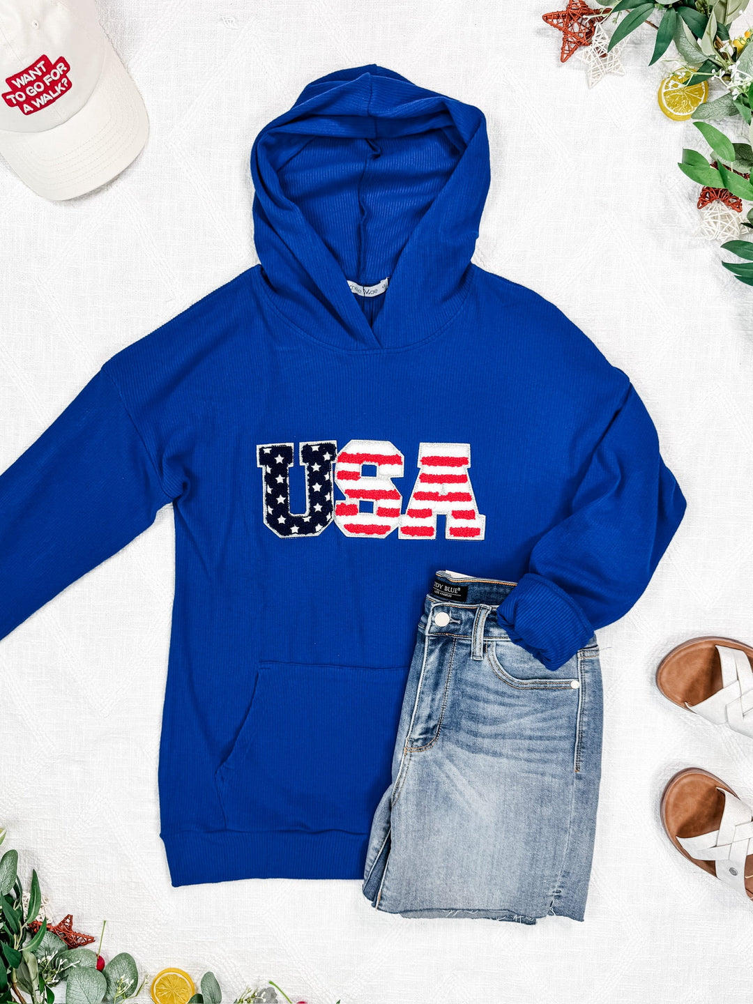 IN STOCK Corrine Hoodie - Royal Blue USA FINAL SALE