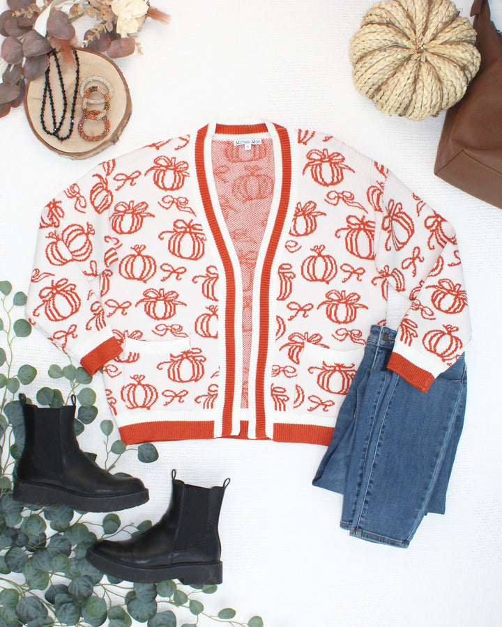 IN STOCK Pumpkins Pocket Cardigan