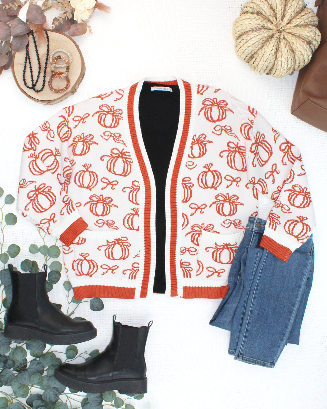 IN STOCK Pumpkins Pocket Cardigan