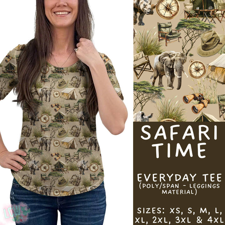 Batch #408 - Fun Run 14 - Closes 9/5 - ETA mid/late October - Safari Time Everyday Tee