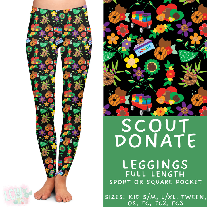 Batch #429 - Cookie Dealer 3 - Closes 10/13 - ETA late Nov - Scout Donate Full Length Leggings