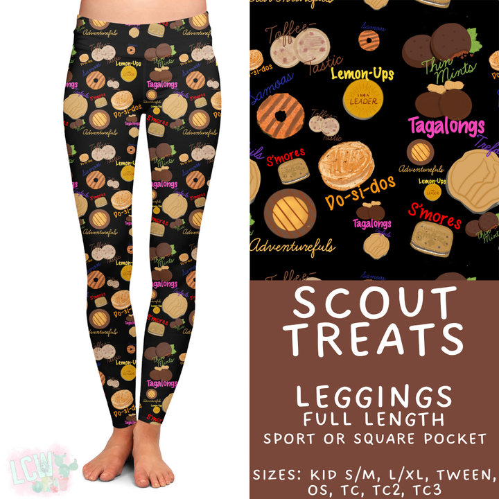 Batch #429 - Cookie Dealer 3 - Closes 10/13 - ETA late Nov - Scout Treat Full Length Leggings