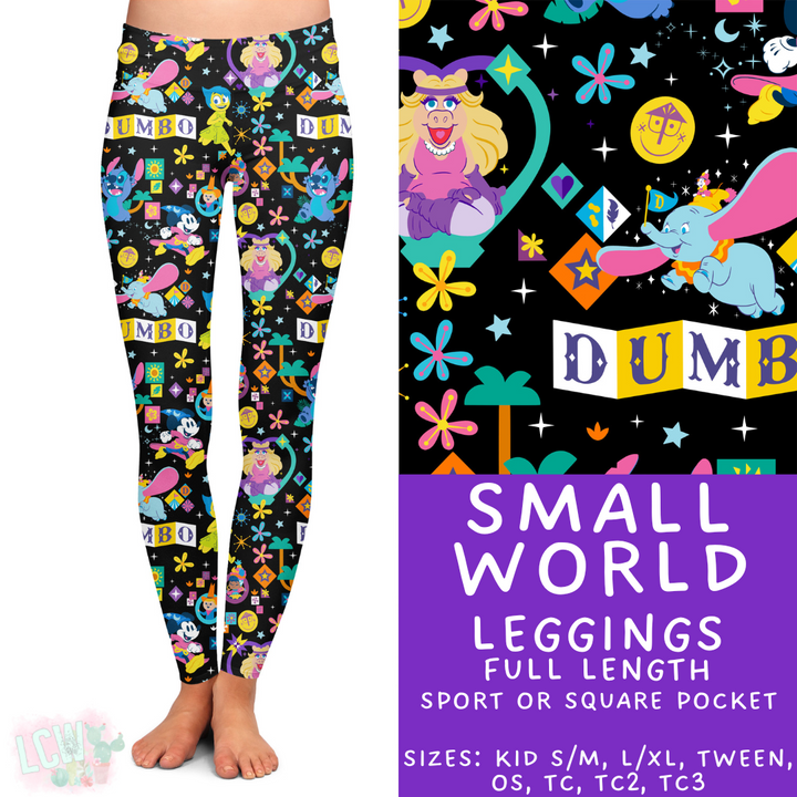 Batch #419 - Magical Faves 14 - Closes 9/25 - ETA mid Nov - Small World Full Length Leggings