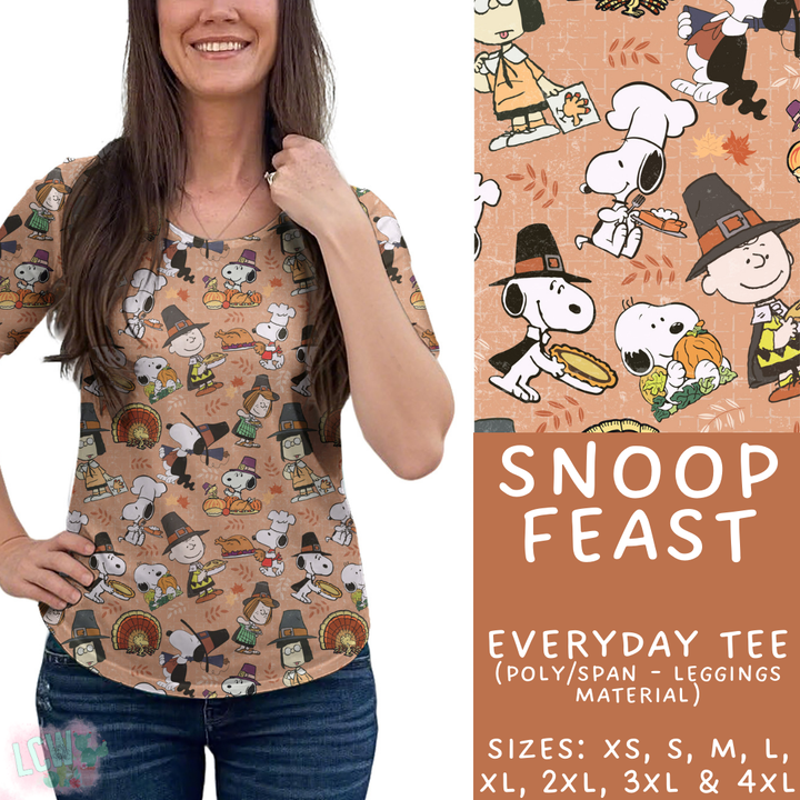 Batch #409 - Character Fall 2 - Closes 9/8 - ETA late October - Snoop Feast Everyday Tee