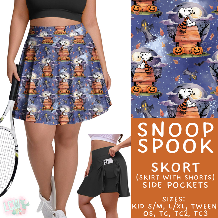 Batch #411 - July Request Run - Closes 9/11 - ETA late October - Snoop Spook Skort