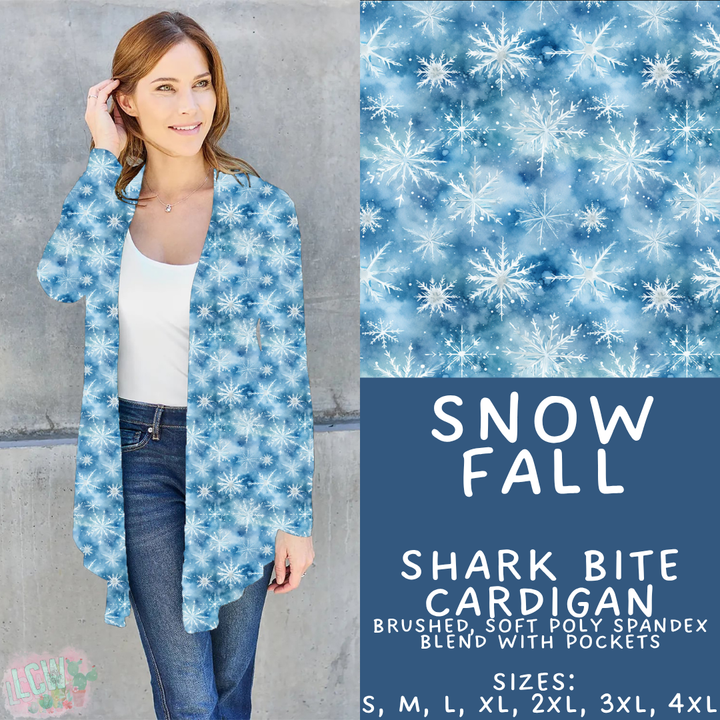 Batch #439 - Winter Watercolor 2 - Closes 10/30 - ETA mid Dec - Snow Fall Cardigan