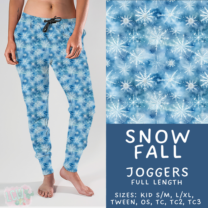 Batch #439 - Winter Watercolor 2 - Closes 10/30 - ETA mid Dec - Snow Fall Joggers