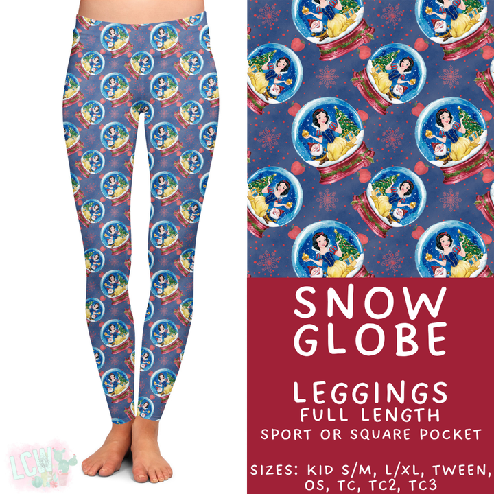 Batch #432 - Winter Globes - Closes 10/17 - ETA early December - Snow Globe Full Length Leggings