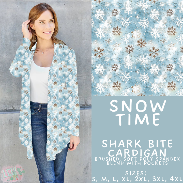 Batch #439 - Winter Watercolor 2 - Closes 10/30 - ETA mid Dec - Snow Time Cardigan