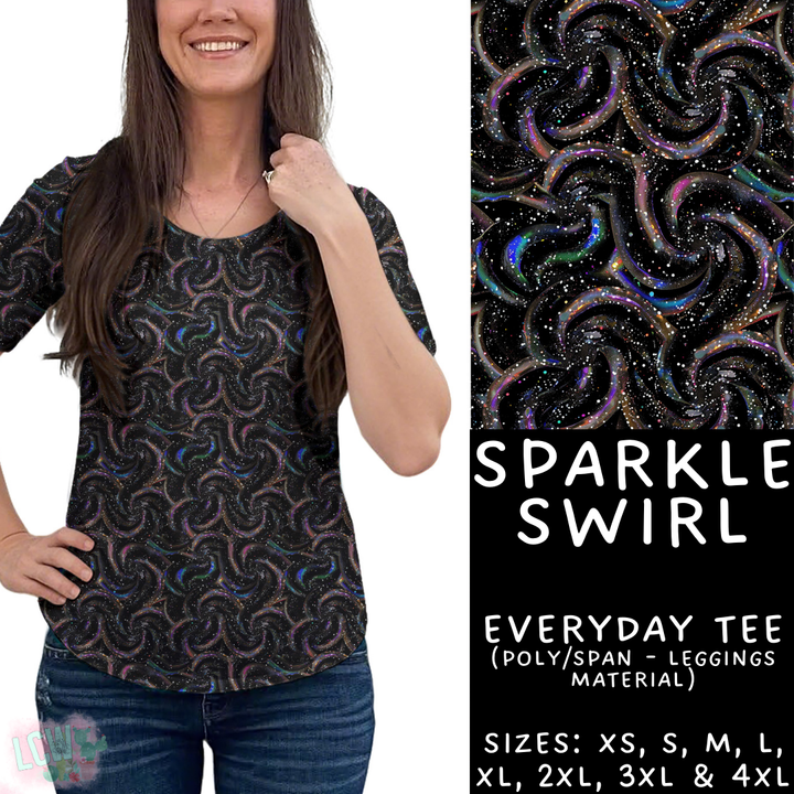 Batch #417 - Black Friday 2 - Closes 9/22 - ETA early/mid Nov - Sparkle Swirl Everyday Tee