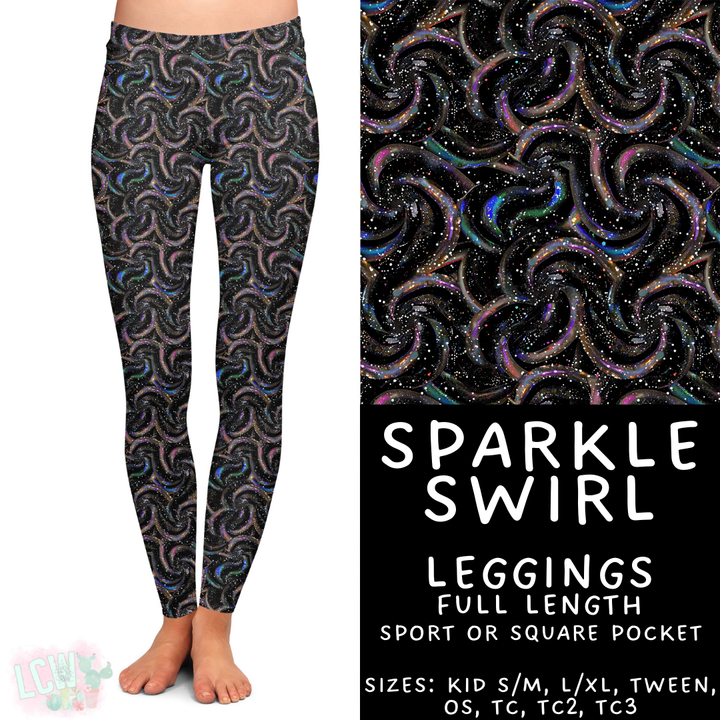 Batch #417 - Black Friday 2 - Closes 9/22 - ETA early/mid Nov - Sparkle Swirl Leggings