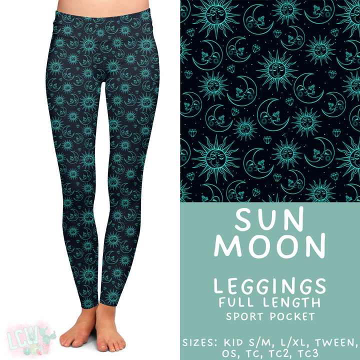 Batch #445 - Fun Run 16 - Closed 11/10 - ETA late Dec - Sun Moon Full Length Leggings