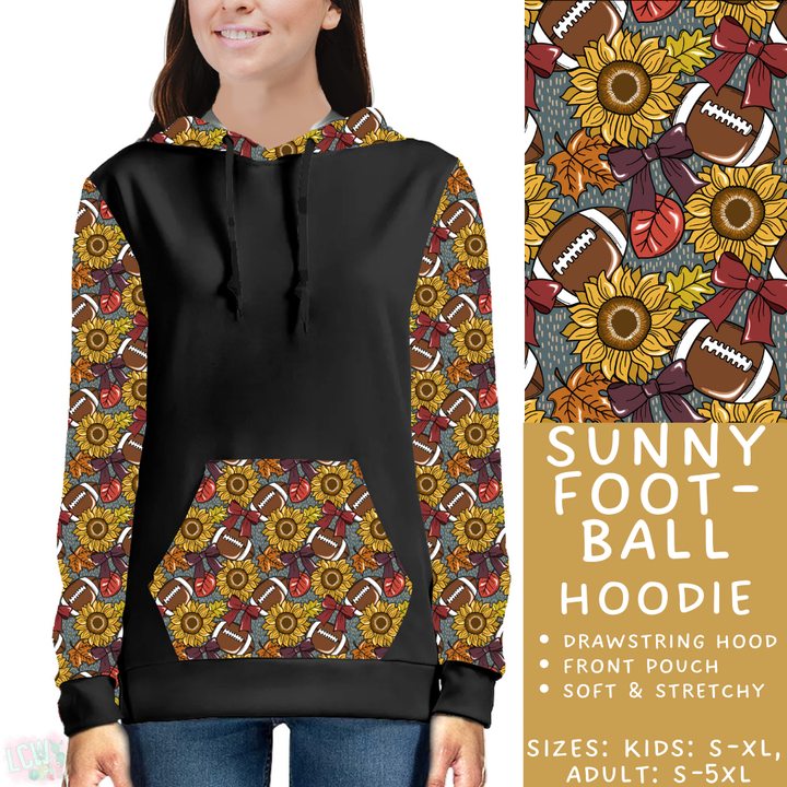 Batch #403 - Hello Fall 2 - Closes 8/28 - ETA mid October - Sunny Football Hoodie