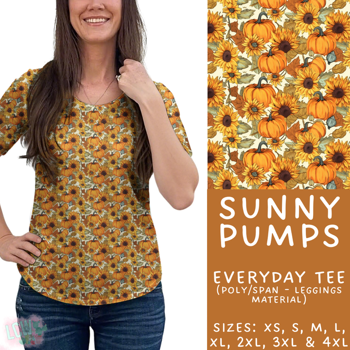 Batch #407 - Fall Fun 2 - Closes 9/4 - ETA mid/late October - Sunny Pumps Everyday Tee