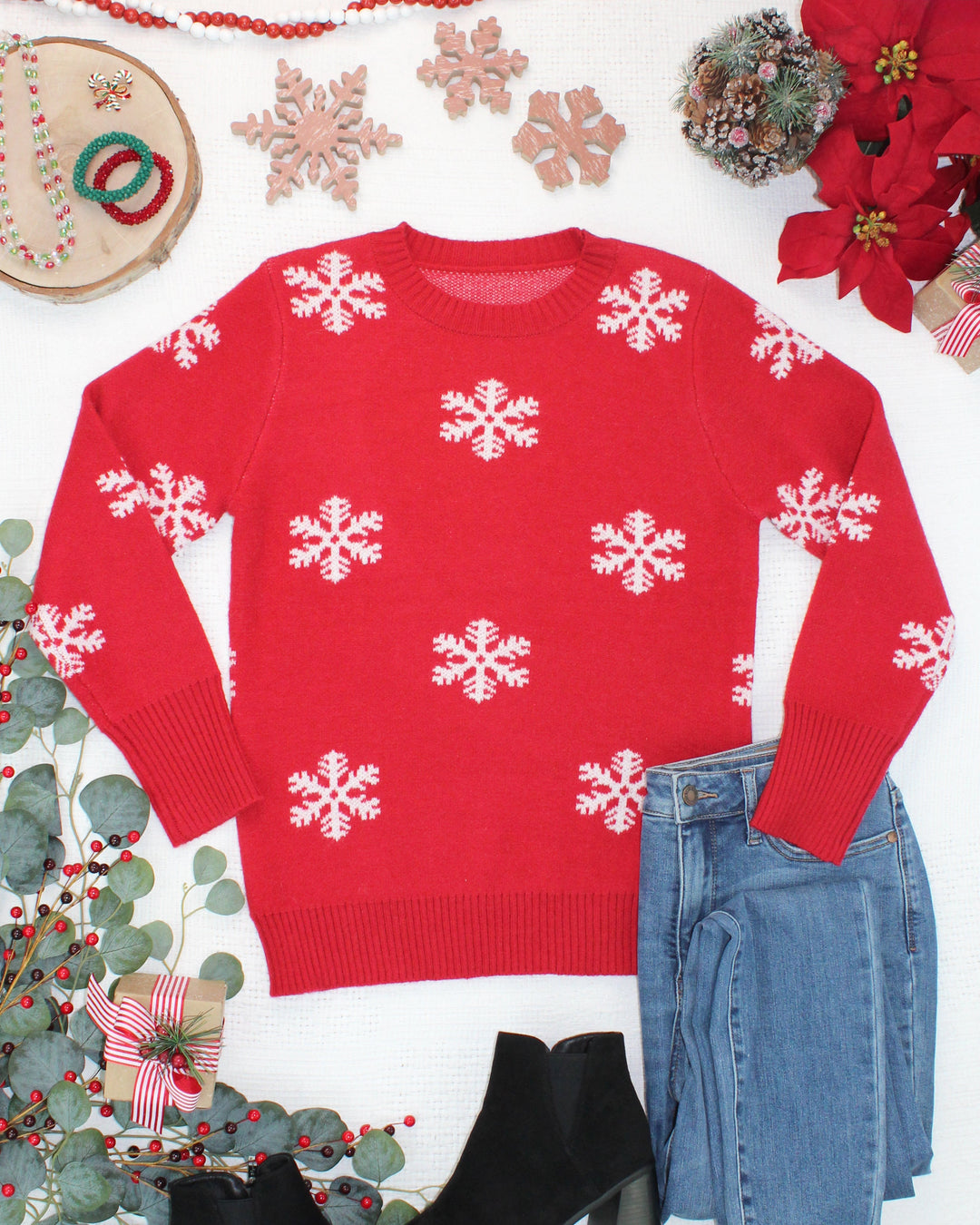 IN STOCK Let It Snow Sweater