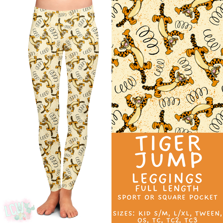 Batch #419 - Magical Faves 14 - Closes 9/25 - ETA mid Nov - Tiger Jump Full Length Leggings