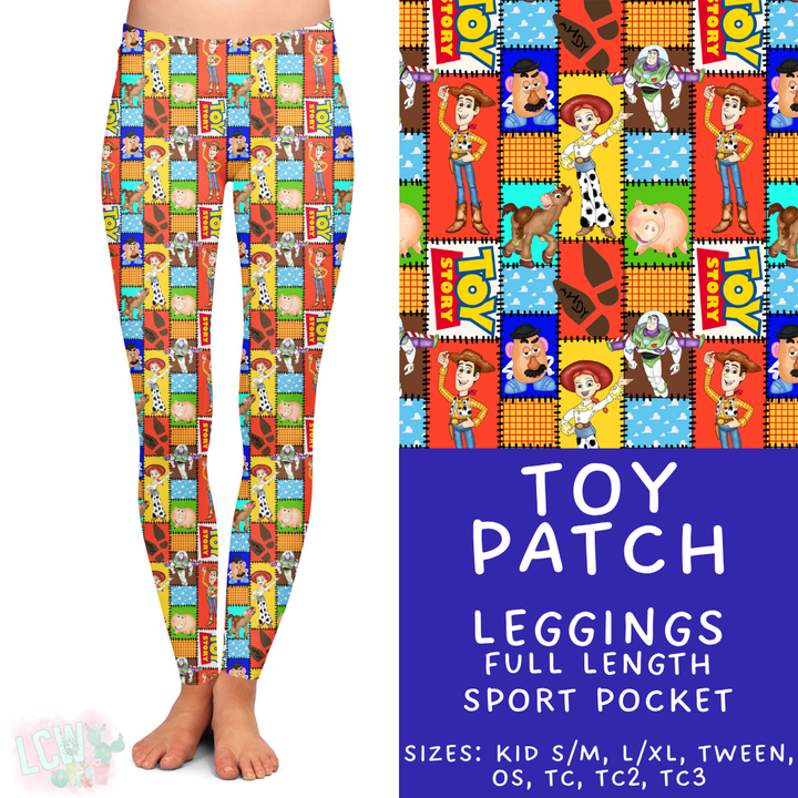 Batch #443 - September Request Run - Closes 11/6 - ETA mid/late Dec - Toy Patch Full Length Leggings