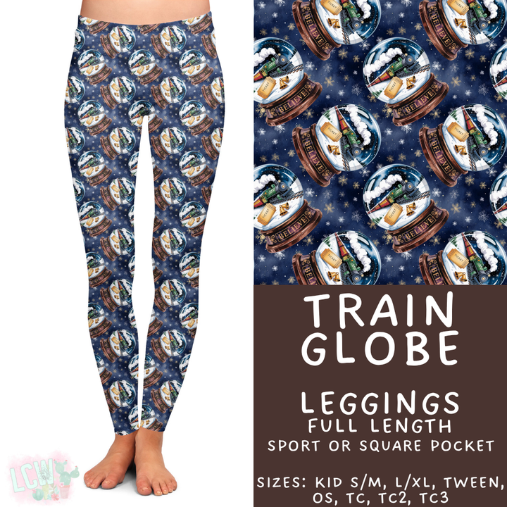 Batch #432 - Winter Globes - Closes 10/17 - ETA early December - Train Globe Full Length Leggings