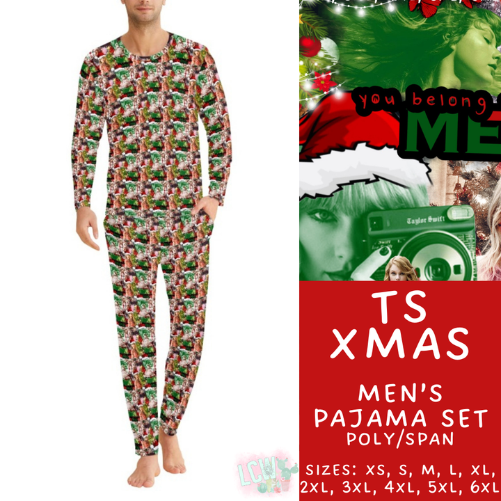 Batch #412 - Christmas Family Pajamas 2 - Closes 9/12 - ETA late October - TS Xmas Men's Pajama Set