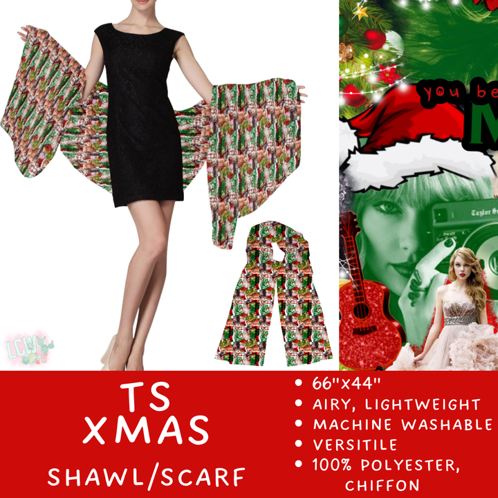 Batch #415 - The Scarf/Shawl Collection - Closes 9/18 - ETA early Nov - TS Xmas Scarf/Shawl
