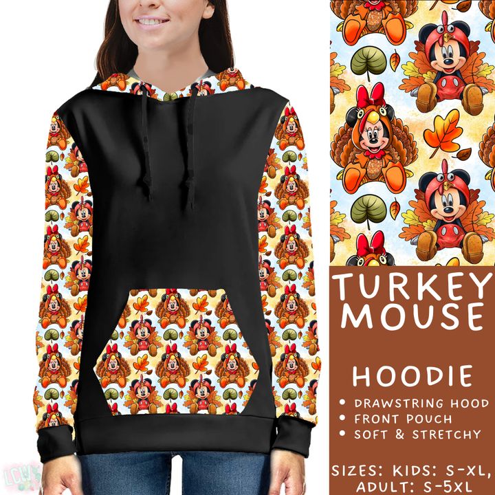 Batch #404 - Magical Fall 2 - Closes 8/29 - ETA mid/late October - Turkey Mouse Hoodie