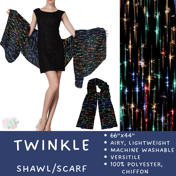 Batch #415 - The Scarf/Shawl Collection - Closes 9/18 - ETA early Nov - Twinkle Scarf/Shawl