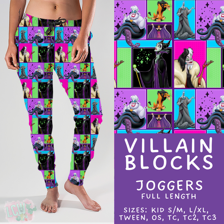 Batch #449 - Magical Faves 15 - Closes 11/19 - ETA early Jan - Villain Blocks Joggers