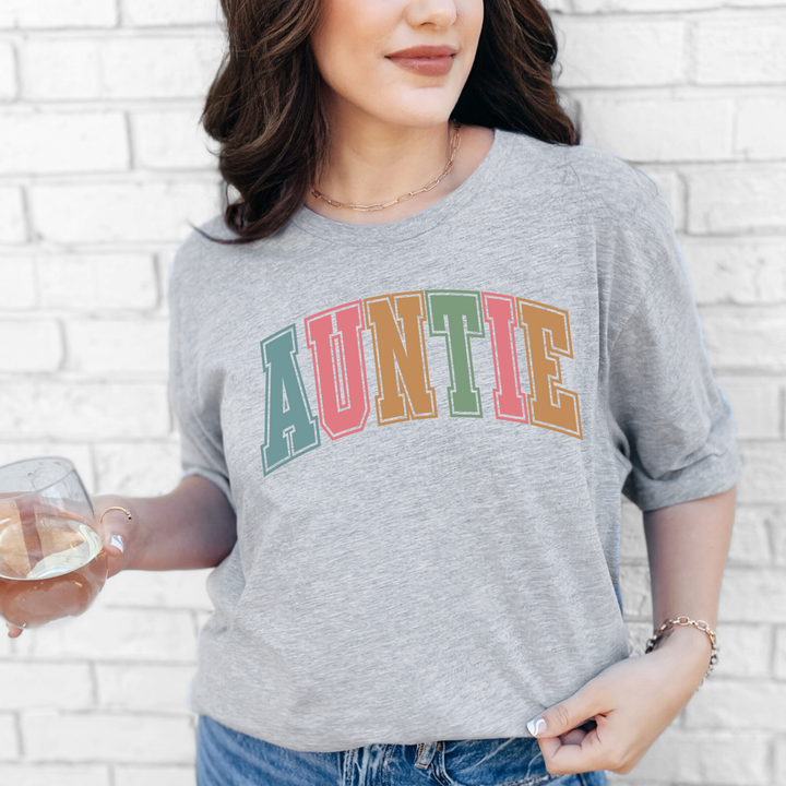 Varsity Auntie Graphic Tee