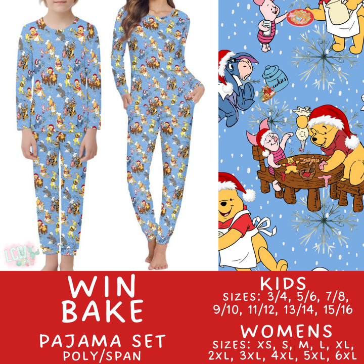 Batch #430 - Magical Christmas Family Pajamas - Closes 10/15 - ETA late Nov - Win Bake Women's & Kid's Pajama Set