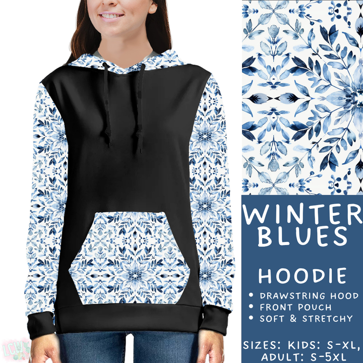 Batch #439 - Winter Watercolor 2 - Closes 10/30 - ETA mid Dec - Winter Blues Hoodie