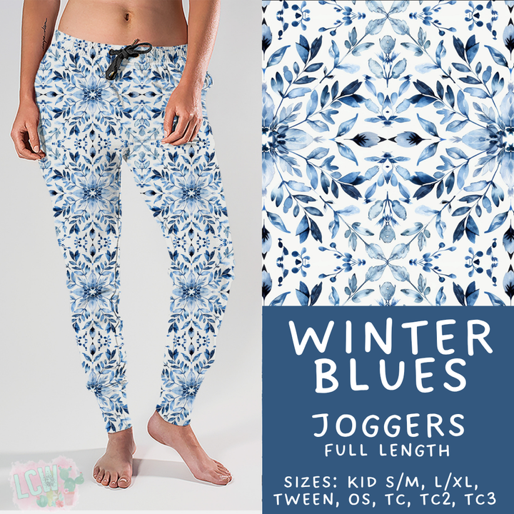 Batch #439 - Winter Watercolor 2 - Closes 10/30 - ETA mid Dec - Winter Blues Joggers