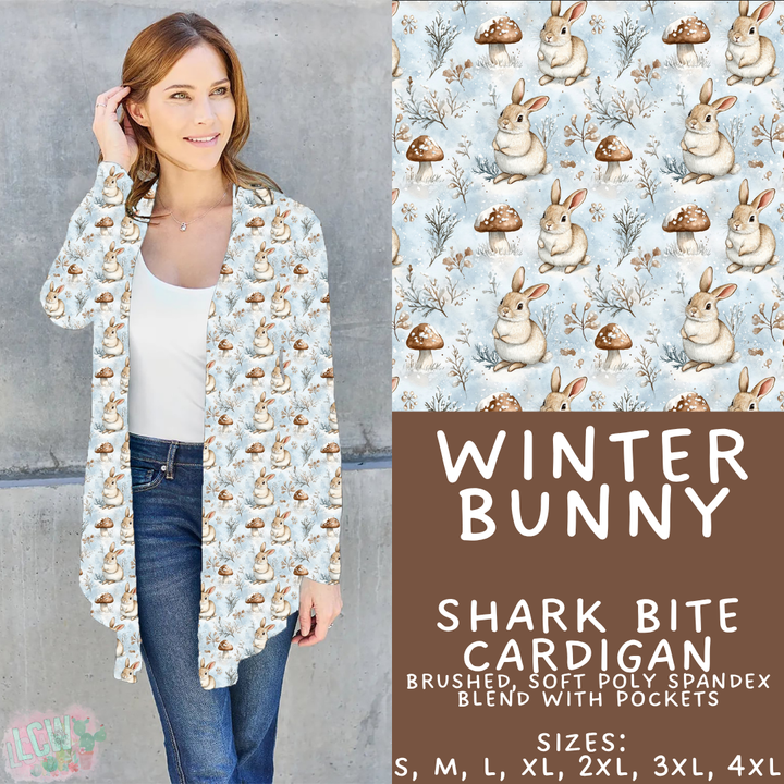 Batch #439 - Winter Watercolor 2 - Closes 10/30 - ETA mid Dec - Winter Bunny Cardigan