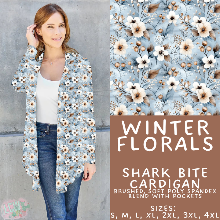Batch #439 - Winter Watercolor 2 - Closes 10/30 - ETA mid Dec - Winter Florals Cardigan