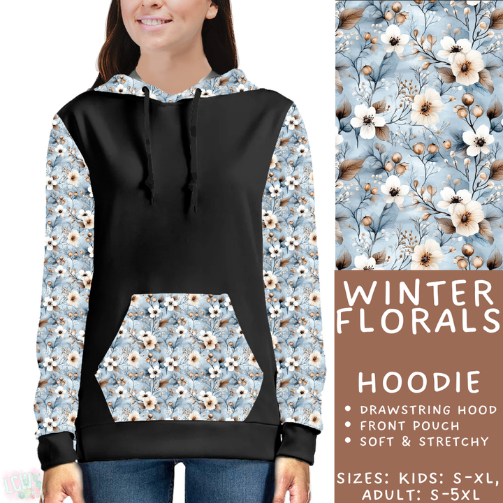 Batch #439 - Winter Watercolor 2 - Closes 10/30 - ETA mid Dec - Winter Florals Hoodie
