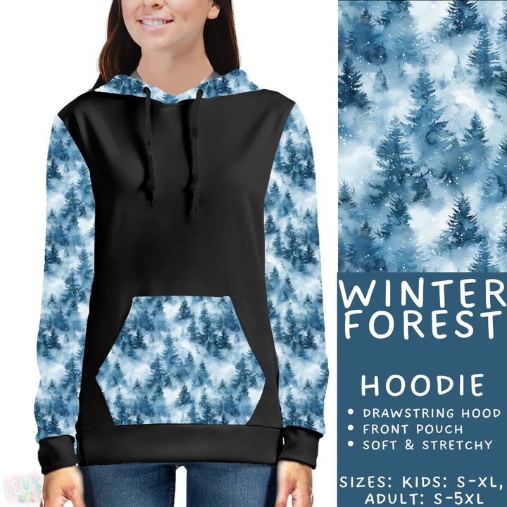 Batch #439 - Winter Watercolor 2 - Closes 10/30 - ETA mid Dec - Winter Forest Hoodie