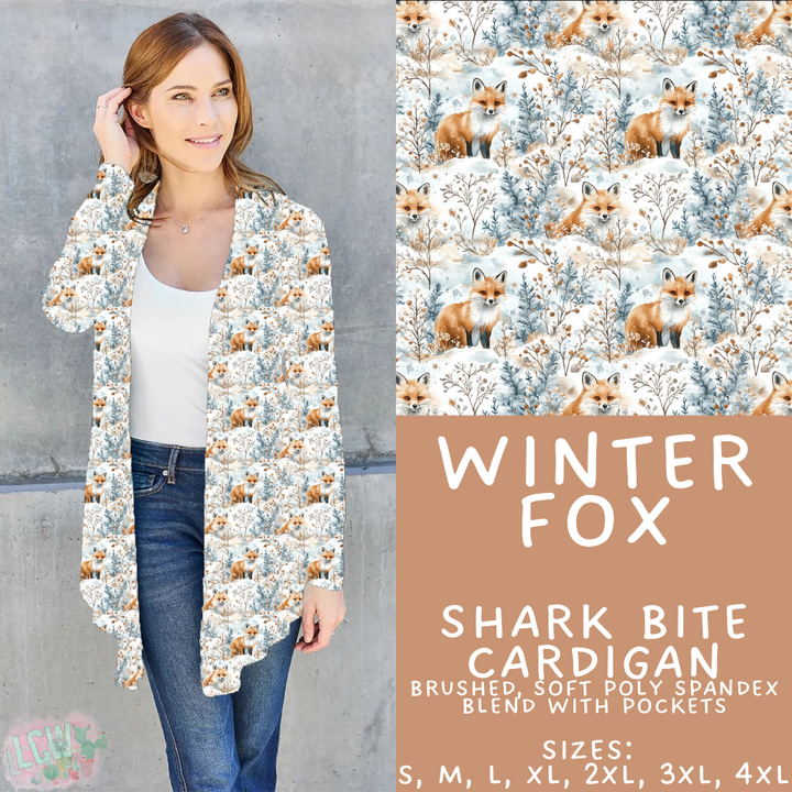 Batch #439 - Winter Watercolor 2 - Closes 10/30 - ETA mid Dec - Winter Fox Cardigan