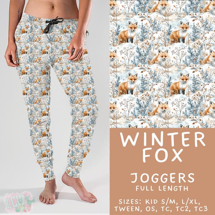 Batch #439 - Winter Watercolor 2 - Closes 10/30 - ETA mid Dec - Winter Fox Joggers